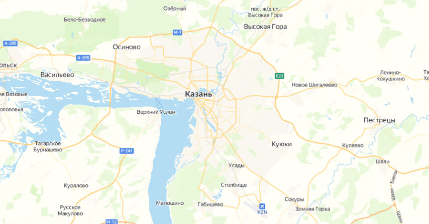 Обслуживаем все районы Казани